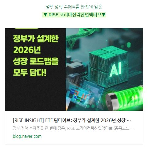 RISE 코리아전략산업액티브 ETF